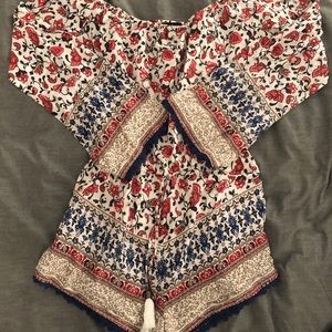 Off-Shoulder Romper